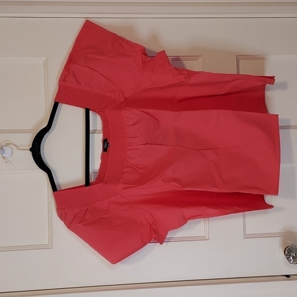 Rails Sonora Coral Square Neck Blouse - Picture 5 of 14